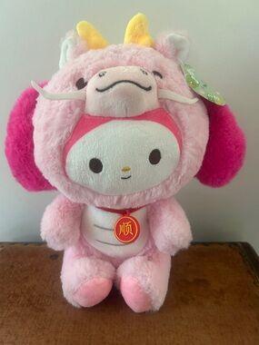 Sanrio Pink & Yellow Dragon Costume Plush - My Melody
